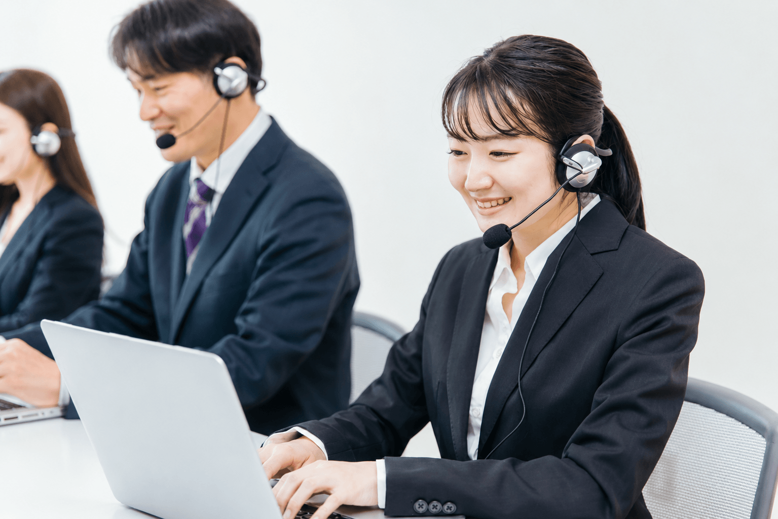 会員カード・打ち合わせの様子