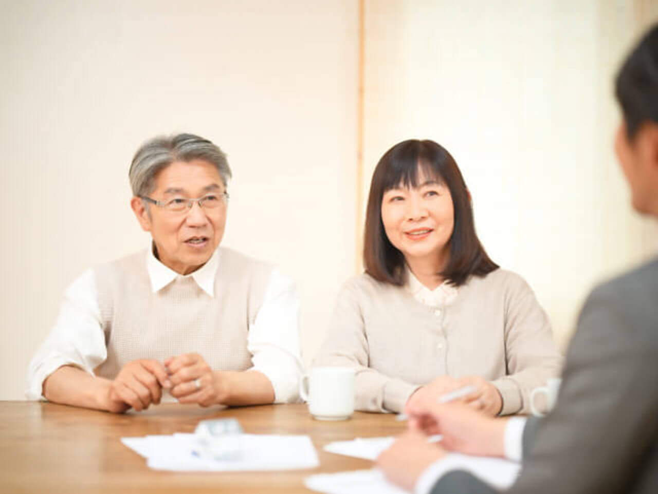 事前相談の打ち合わせの様子